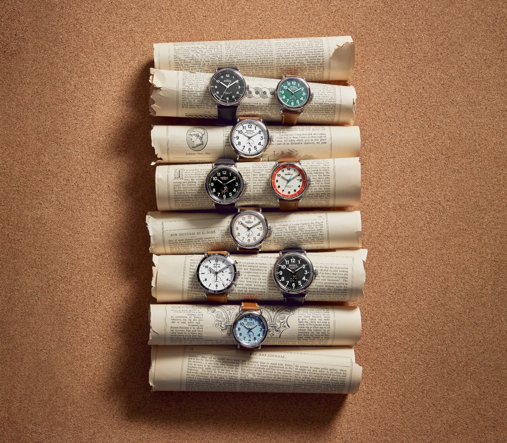 collection of shinola watch