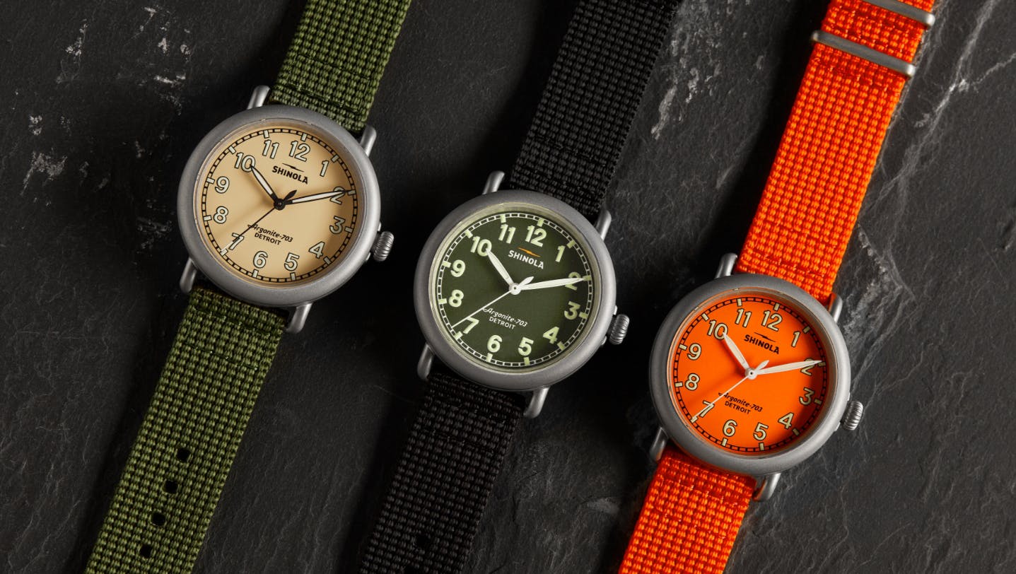 Close-up picture of the Runwell Field Watch