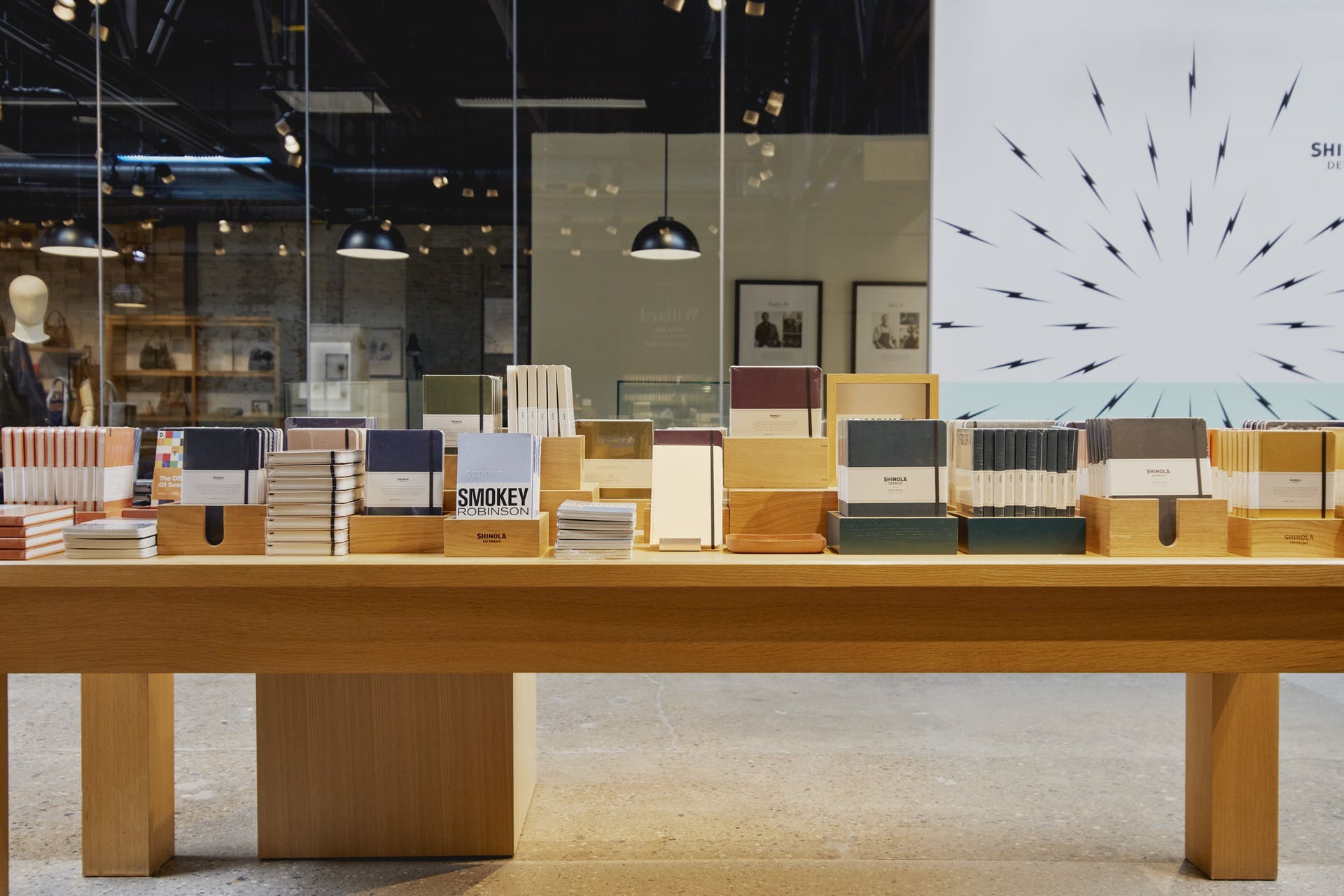 Interior picture of a Shinola Store